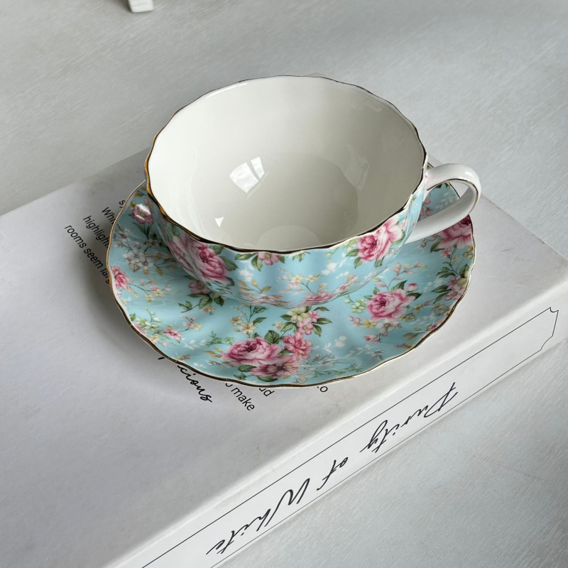 Ceainic ceramic în stil european cu bază de încălzire, pentru infuzat la mâna, potrivit pentru ceai cu lapte și ceaiuri florale