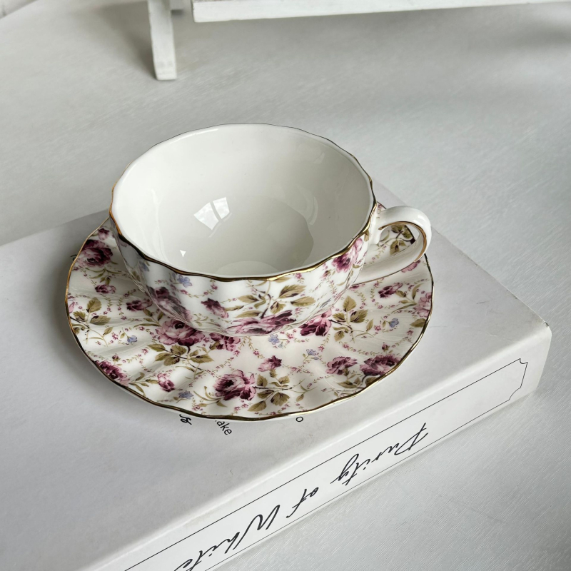Ceainic ceramic în stil european cu bază de încălzire, pentru infuzat la mâna, potrivit pentru ceai cu lapte și ceaiuri florale