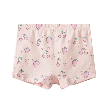 Nonoisbell boxeri din bumbac pentru fete, cu imprimeu desen animat, confortabili pentru vară, copii 3–8 ani (100–140 cm)