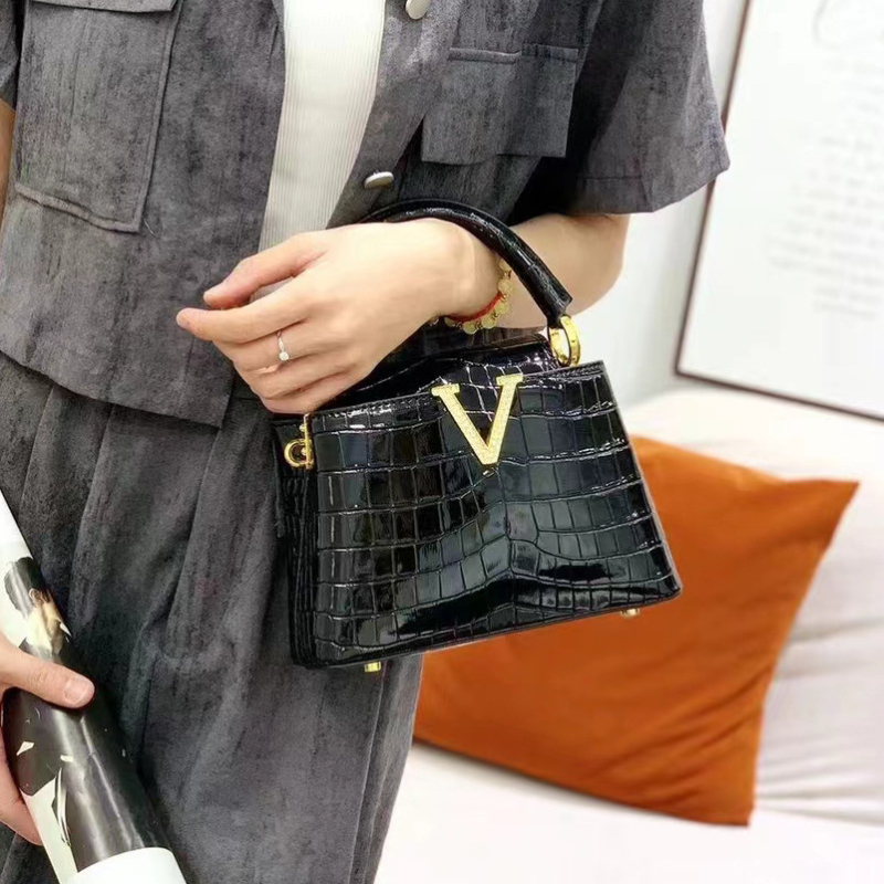 Ženska torbica s uzorkom noja, crossbody torba za rame, PU koža, srednja veličina, proljeće 2025, gradski stil