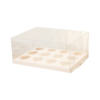 Cutie de ambalaj pentru cupcakes, cutie transparentă pentru brioșe, pentru 2, 4, 6 sau 9 bucăți