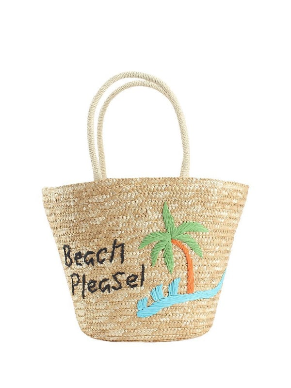 Ženska torba od slame, pletena tote torba, velika kapaciteta za svakodnevnu upotrebu, plaža torba, ljeto 2026