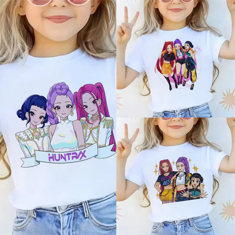 Uniszex póló karikatúra nyomással, pamutkeverék, nyár, rövid ujjú, kerek nyak, laza szabás