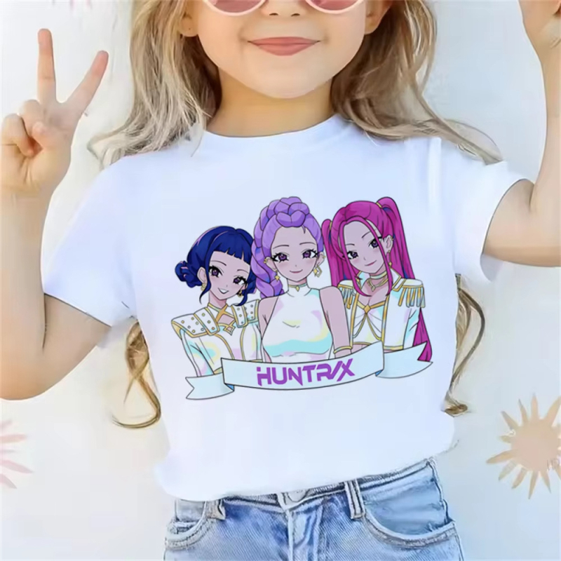 Uniszex póló karikatúra nyomással, pamutkeverék, nyár, rövid ujjú, kerek nyak, laza szabás