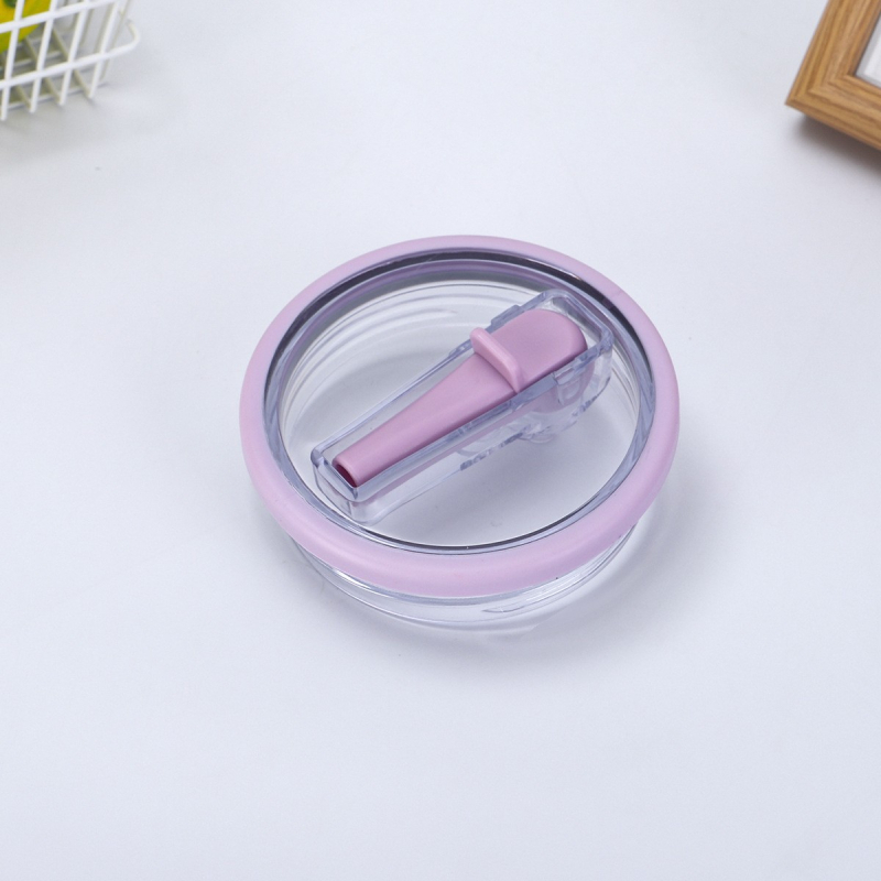 Capac pentru pahar de 40oz, sigilat, duză de pai pliabil, design minimalist, anti-scurgeri și anti-vărsare