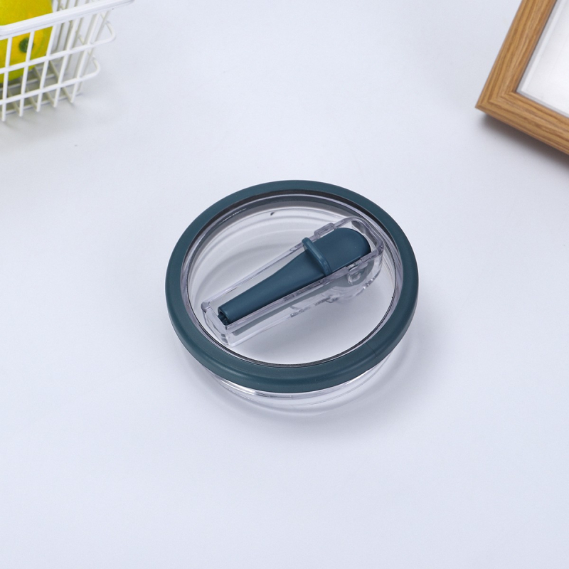 Capac pentru pahar de 40oz, sigilat, duză de pai pliabil, design minimalist, anti-scurgeri și anti-vărsare