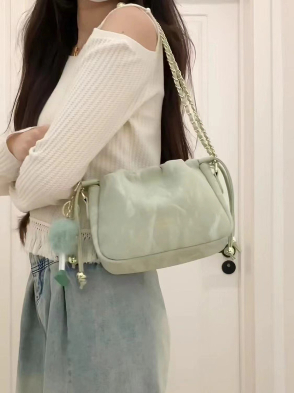 Lančana torba s motivom oblaka, PU materijal, ženska crossbody torba, mala veličina, ljeto 2024