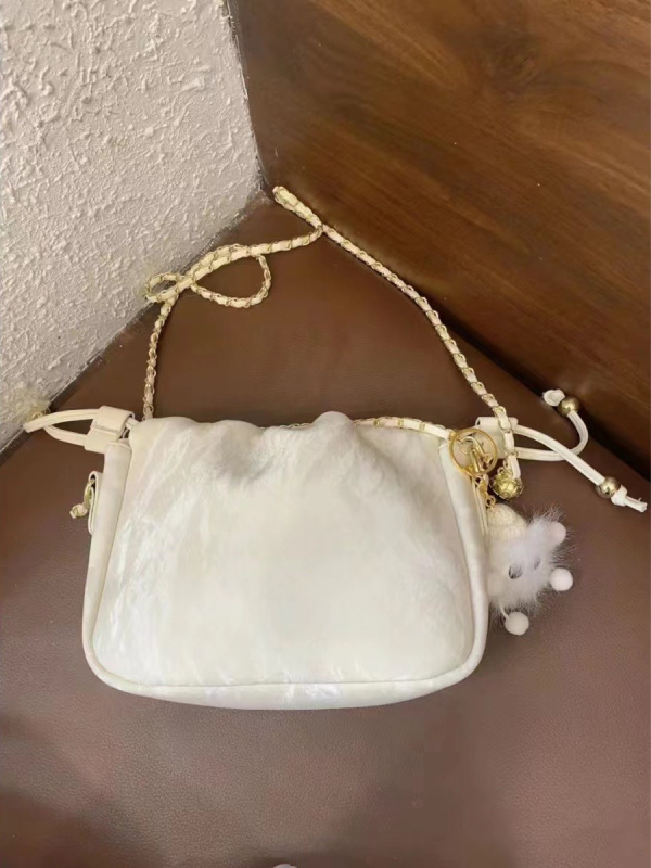 Lančana torba s motivom oblaka, PU materijal, ženska crossbody torba, mala veličina, ljeto 2024