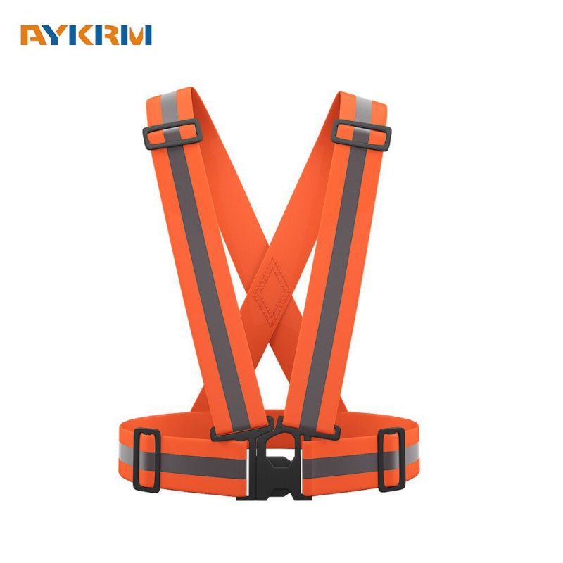 Отразяващ еластичен ремък за удебелен спортен елек, строителна площадка