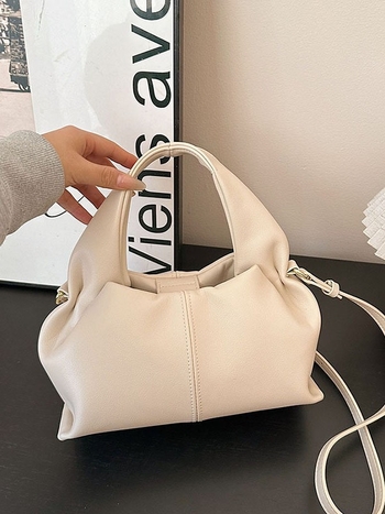 Dizajnerska ženska torba, korejskog stila, plisirana torba s motivom oblaka, crossbody za svakodnevno nošenje, lagani luksuz