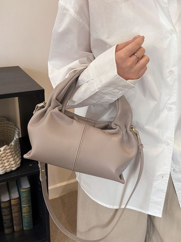Dizajnerska ženska torba, korejskog stila, plisirana torba s motivom oblaka, crossbody za svakodnevno nošenje, lagani luksuz