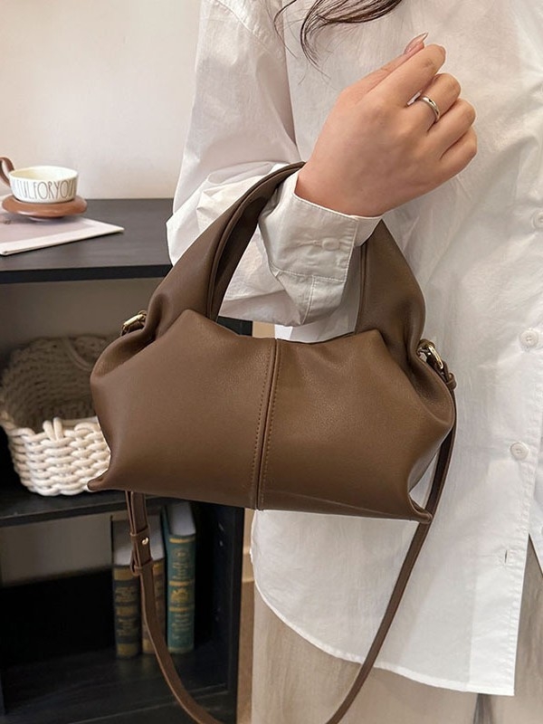 Dizajnerska ženska torba, korejskog stila, plisirana torba s motivom oblaka, crossbody za svakodnevno nošenje, lagani luksuz