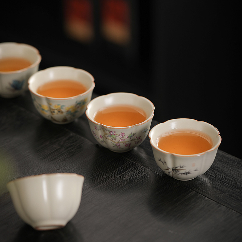 Ru Kiln Master Cup — Ceașcă de ceai ceramică Jianzhan, lucrată manual Gongfu