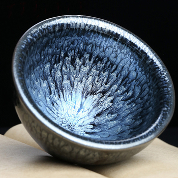 Ceașcă de ceai ceramică — mare, în stiluri Hundred Flowers și Kirin