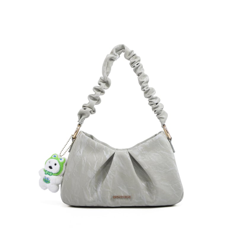 Micherr Michclkicci Matcha Green, plisirana torba s teksturom tekućeg pijeska, torba oblaka, torba ispod pazuha, ručna torba