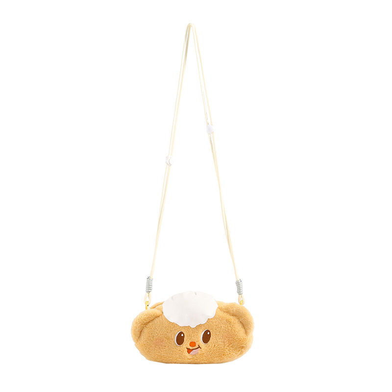 Butter Bear pliš torbica za preko ramena, velika zapremina