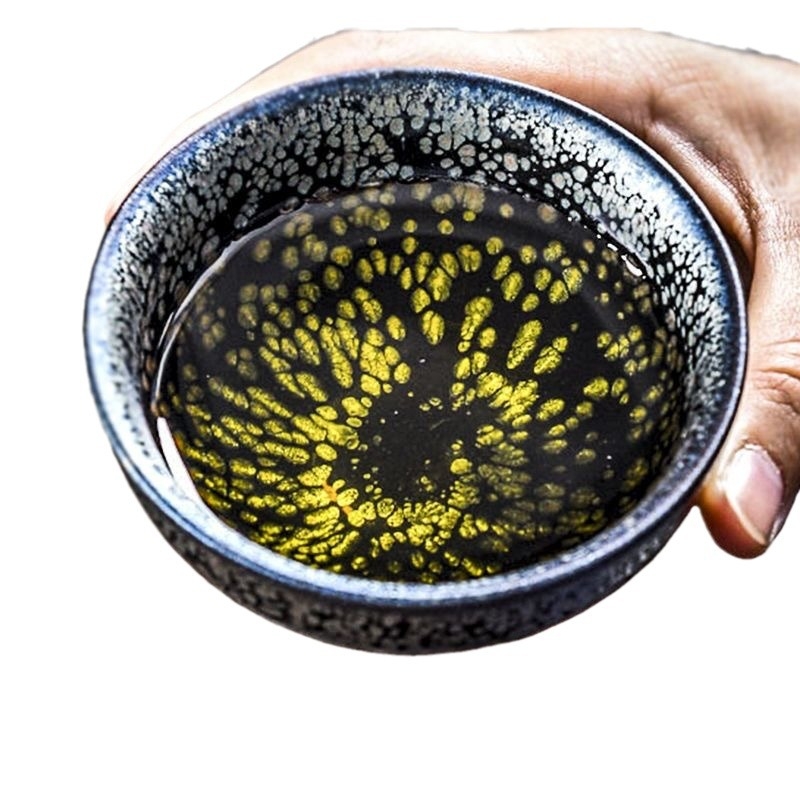 ceașcă de ceai Jianyang Jianzhan autentică, pentru utilizare personală, ceramică cu glazură de cuptor, mare, unisex, porție individuală