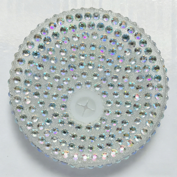 Capac universal 16oz pentru pahare Mason din sticlă și plastic, cu decor din diamante strălucitoare