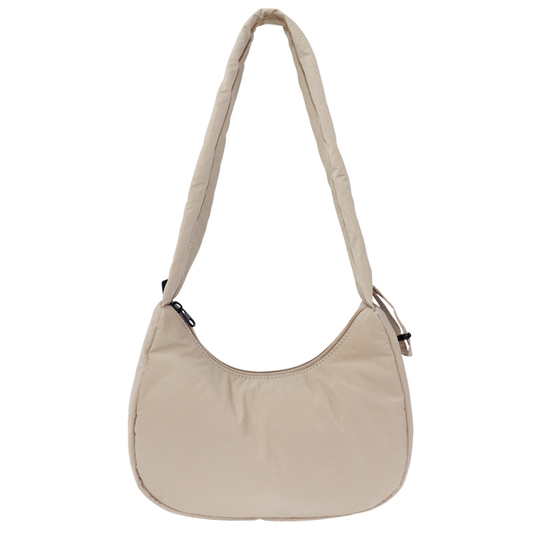 Prilagodljiva slatka torbica s plisama u obliku oblaka, crossbody torba preko ramena, kompaktna i elegantna za žene