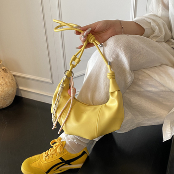 Ženska plisirana crossbody torba, ljeto 2025, moda, ležerni stil