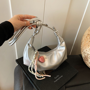 Ženska plisirana crossbody torba, ljeto 2025, moda, ležerni stil