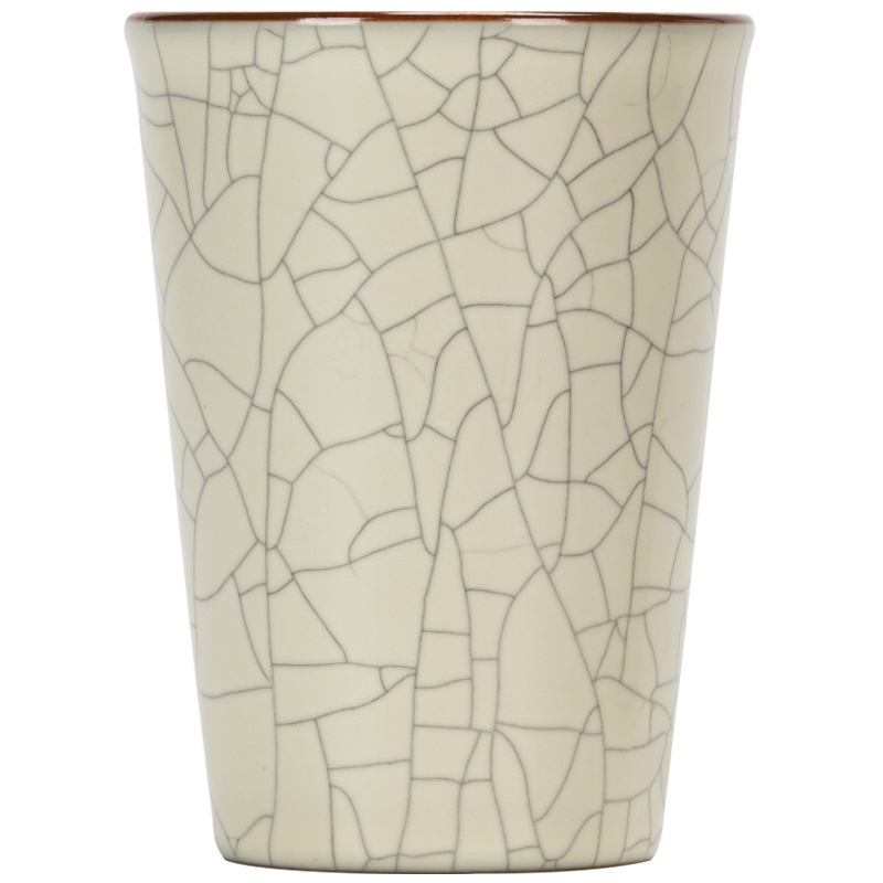 Ru Kiln ceașcă de porțelan - cană mare pentru ceai, apă și băuturi, design albastru și alb
