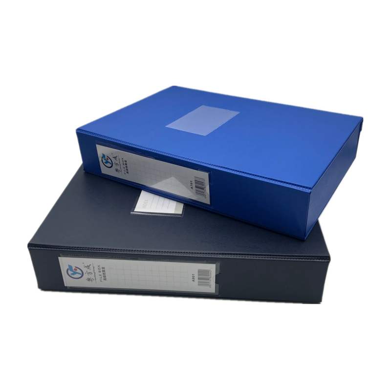 Cutie pentru fișiere din PVC, capacitate mare, cu clemă metalică, format A4, cutie de depozitare