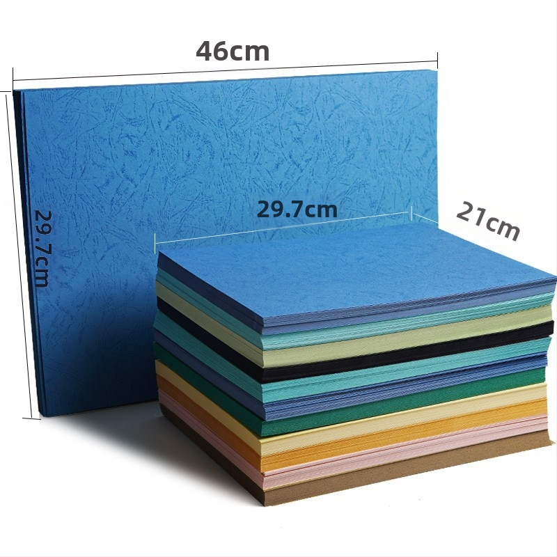 Hârtie de copertă cu textură de piele, A4, 230 g/m², pentru legarea contractelor și documentelor de licitație; copertă imprimabilă compatibilă cu A3