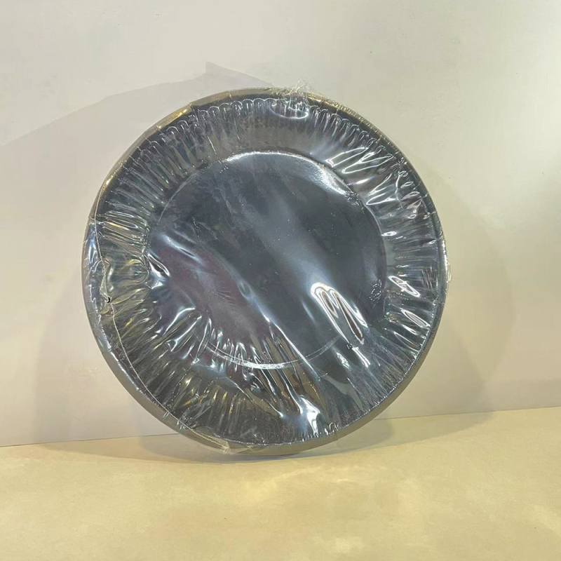 Farfurii de unică folosință, circulare, din pulpă de hârtie, groase, pentru fructe și prăjituri, diametre de 18 cm și 23 cm