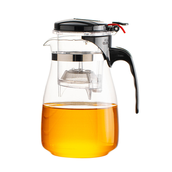 Set ceai din sticlă cu filtru detașabil, lavabil, termorezistent, capacitate 500–1800 ml, posibilitate personalizare logo