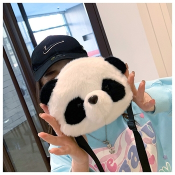 Panda ruksak od pliša – slatka crtana lutkica, torbica preko ramena/crossbody za djecu
