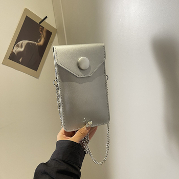 Ženska torbica za mobitel, 2025 novi model, moderan i svestran lančani crossbody, mala kvadratna torbica, visoke kvalitete