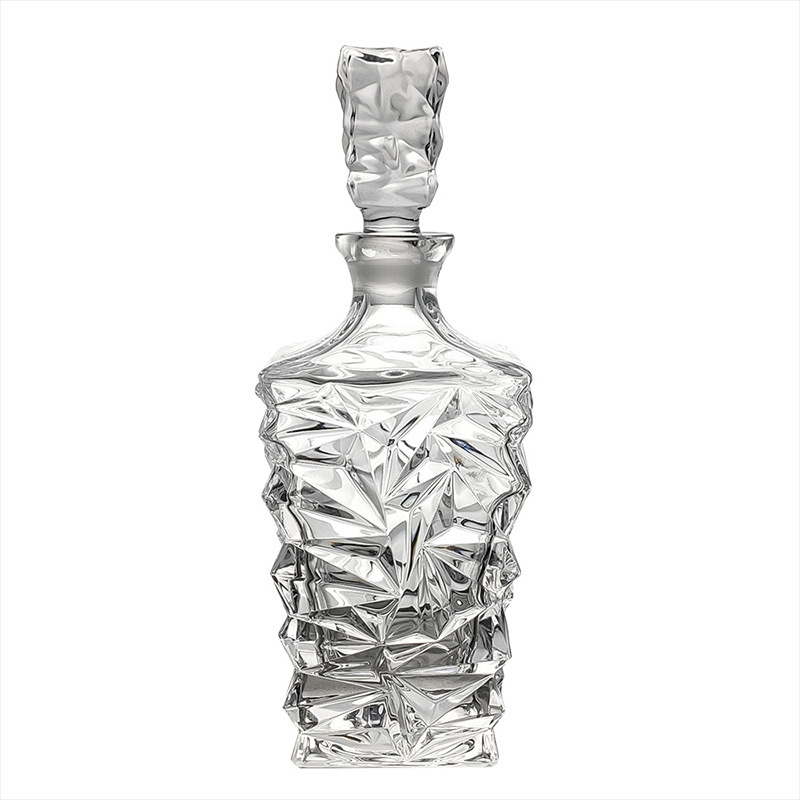 Decantor din cristal pentru whisky, stil nordic, transparent, 750 ml