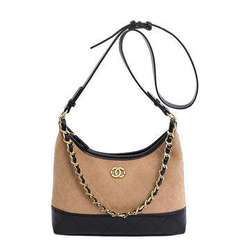 Tote torba s dijamantnim šivanim uzorkom i lančanim remenom, zatvarač, za rame ili crossbody