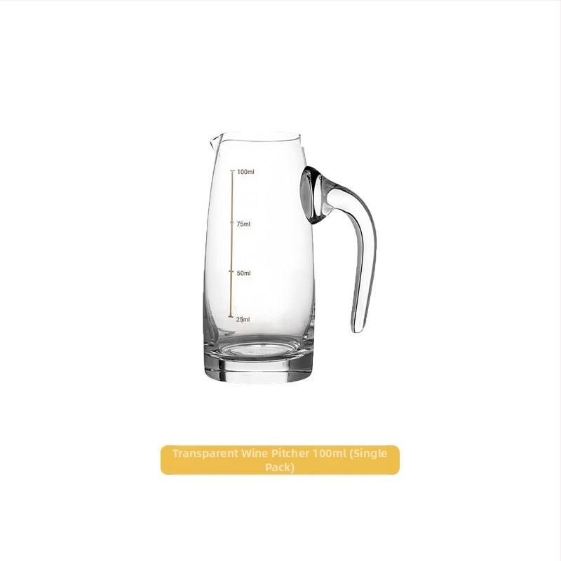 Set de pahare Baijiu din cristal cu folie aurie, fațetat, cu suport și pahare de măsură pentru dispenser