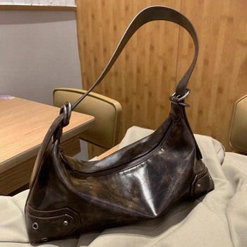 Torba ispod pazuha s velikim kapacitetom za žene, jesen-zima 2025, nišni retro stil, svestrana za rame i crossbody