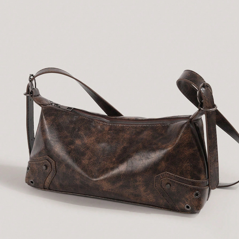 Torba ispod pazuha s velikim kapacitetom za žene, jesen-zima 2025, nišni retro stil, svestrana za rame i crossbody