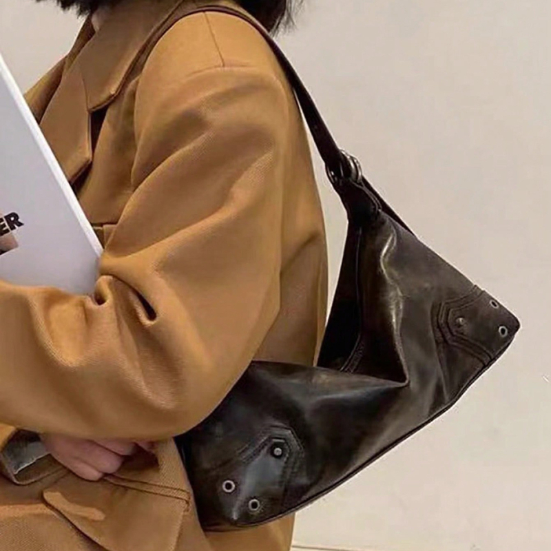 Torba ispod pazuha s velikim kapacitetom za žene, jesen-zima 2025, nišni retro stil, svestrana za rame i crossbody
