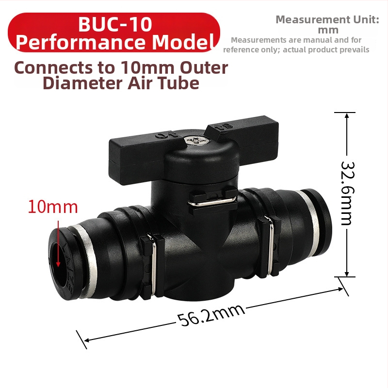 BUC-4 681012 Pneumatický rýchlo-spojovací ventil s ručným ventilom HVFF