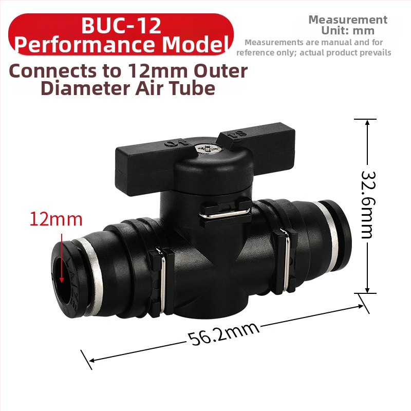 BUC-4 681012 Pneumatický rýchlo-spojovací ventil s ručným ventilom HVFF