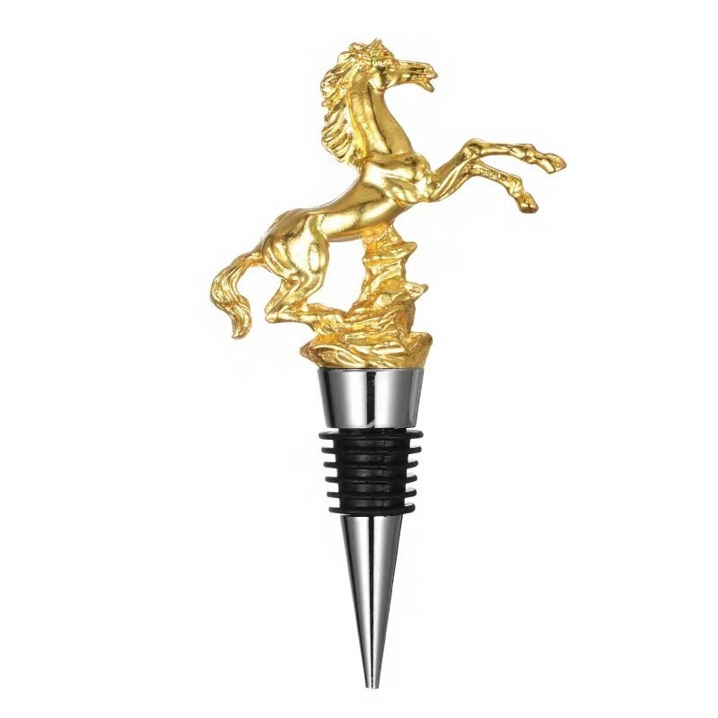 Stopper de vin cu cap de cerb, dop din aliaj de zinc, accesorii pentru vin roșu