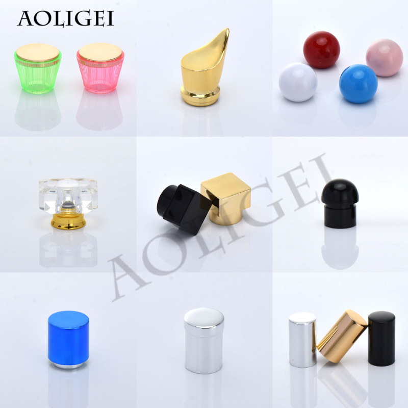Capace pentru sticluțe de parfum din PP, acrilic și ABS – design modern, calitate înaltă