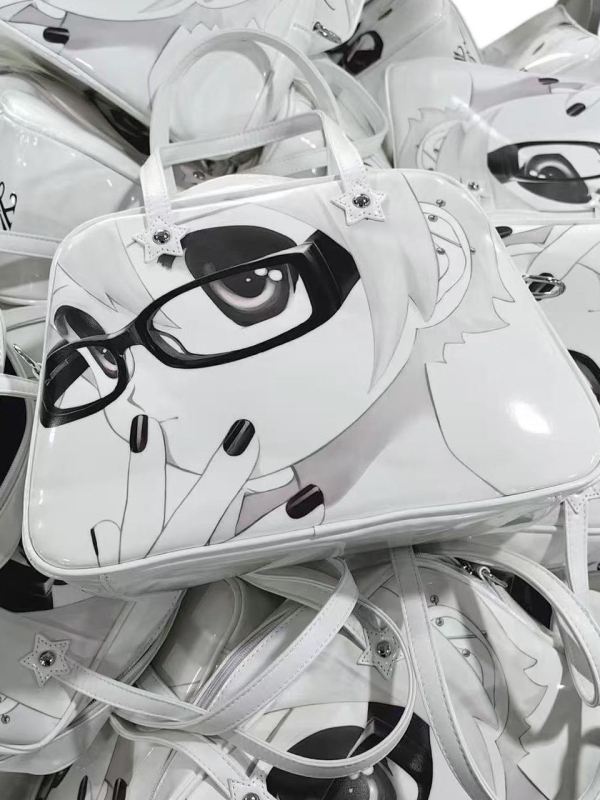 Anime inspirirana torba, s ramenskim i crossbody remenom, velika kapaciteta, pogodna za posao i svakodnevnu uporabu