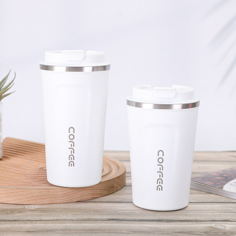 Cană de cafea din oțel inoxidabil 304, izolație în vid, portabilă, imprimare logo