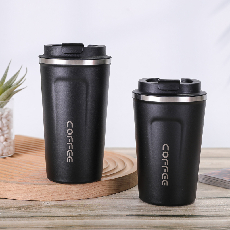 Cană de cafea din oțel inoxidabil 304, izolație în vid, portabilă, imprimare logo