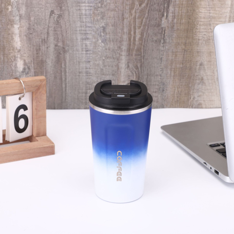 Cană de cafea din oțel inoxidabil 304, izolație în vid, portabilă, imprimare logo