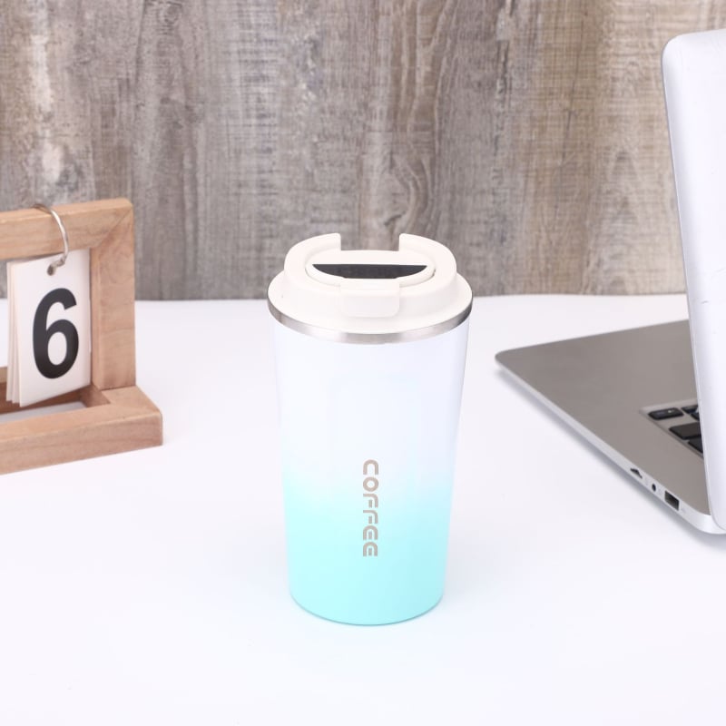 Cană de cafea din oțel inoxidabil 304, izolație în vid, portabilă, imprimare logo