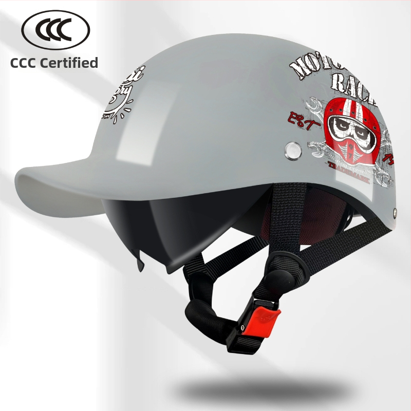 3C certifikovaná prilba pre elektrické vozidlá, unisex polovičná prilba, letná ochrana proti slnku baseballová čiapka