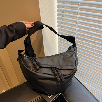 Torba crossbody velike kapacitete u dumpling stilu, za unisex, za sport i planinarenje, Oxford platno