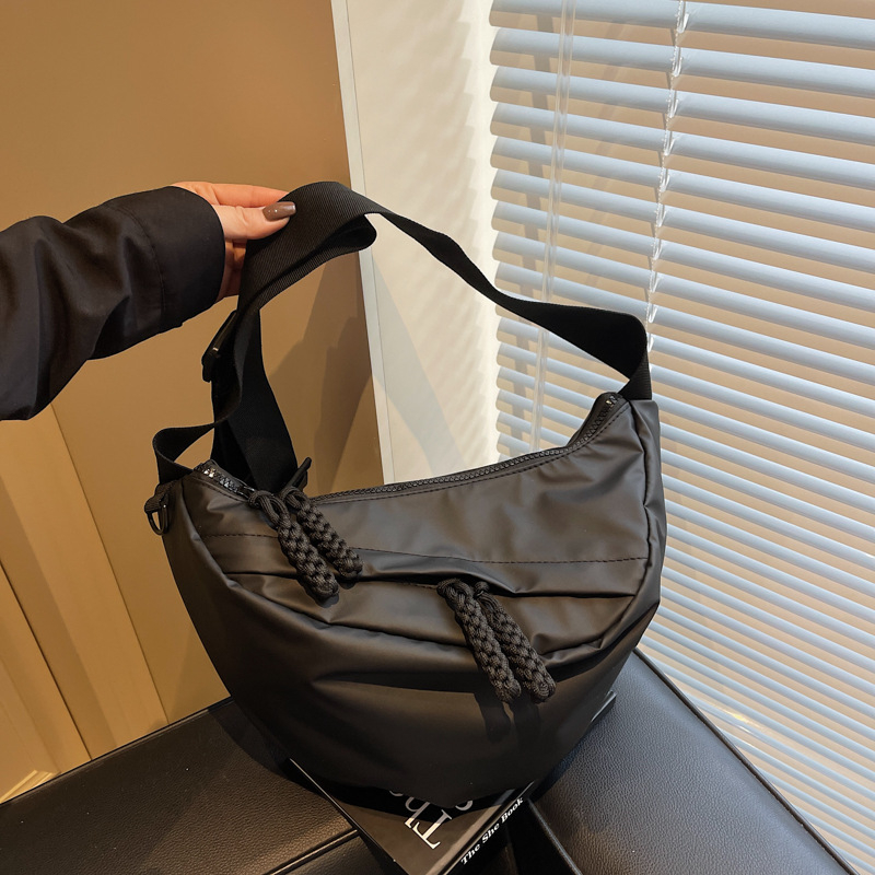 Torba crossbody velike kapacitete u dumpling stilu, za unisex, za sport i planinarenje, Oxford platno